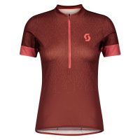 Dámský cyklistický dres Scott Endurance 20 S/Sl Rust Red/Brick Red