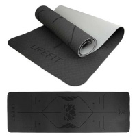 Lifefit YOGA MAT LOTOS DUO, 183x58x0,6cm, černá