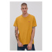 Bavlněné tričko Levi's žlutá barva, hladké