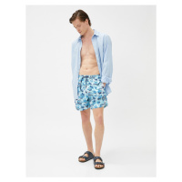 Koton Marine Shorts with Lace-Up Waist, Pocket Detailed.