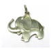 AutorskeSperky.com - Stříbrný přívěsek slon - S3638
