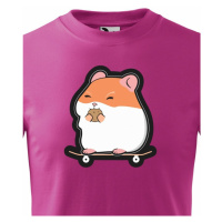Dětské tričko se skateboardem - Hamster