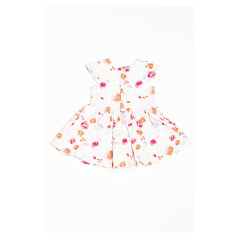 Šaty kojenecké s mašlí, Minoti, flowers 6, holka