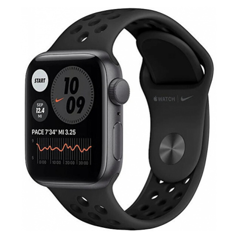 Apple Watch Series Nike SE 40mm vesmírně šedý hliník s antracitovým / černým sportovním řemínkem