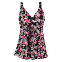 Olivie Pink květinové tankini plavky tílko S136-20 vícebarevná