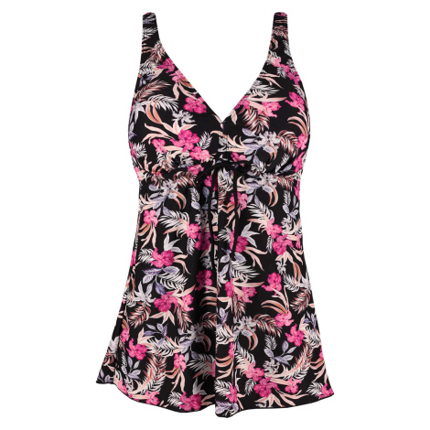 Olivie Pink květinové tankini plavky tílko S136-20 vícebarevná Modera