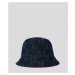 Klobouk karl lagerfeld k/skuare bucket hat černá