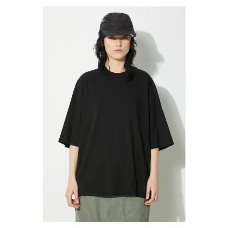 Bavlněné tričko Rick Owens Walrus T-Shirt černá barva, DS01D1201.RN.09