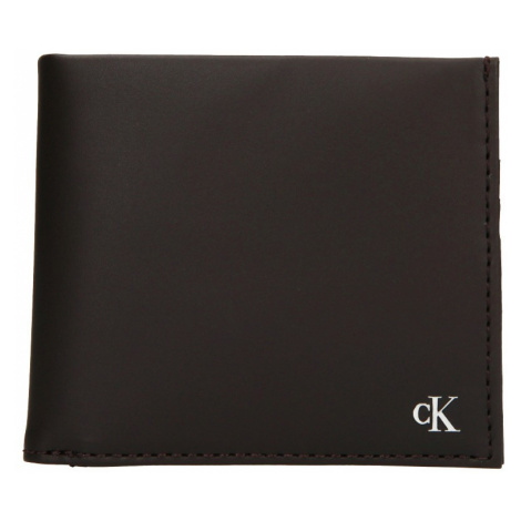 Pánská kožená peněženka Calvin Klein Bill - hnědá