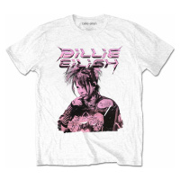 Billie Eilish tričko, Purple Illustration White, pánské
