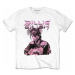 Billie Eilish tričko, Purple Illustration White, pánské
