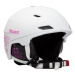BLIZZARD-VIVA DOUBLE ski helmet, white matt/magenta flowers, Bílá 20/21