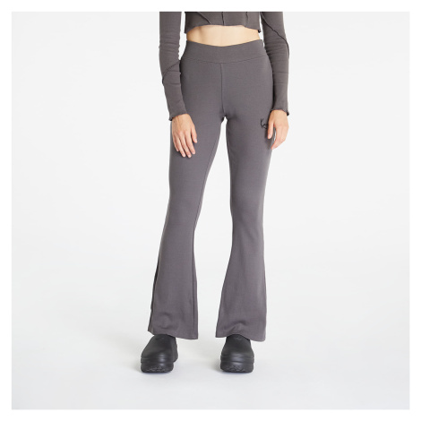 Karl Kani Small Signature Flared Rib Leggings Anthracite