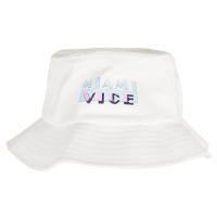 Klobouk Miami Vice Logo Bucket bílý