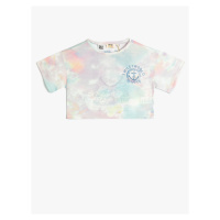 Koton Printed on the Back Smileyworld® T-Shirt Licensed, Tie-Dye Patterned