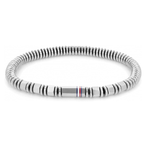 Tommy Hilfiger Originální korálkový náramek z oceli Pulsera 2790381