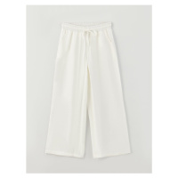 LC Waikiki Women's Trousers with an elastic waist, straight, comfortable fit and Wide Leg.