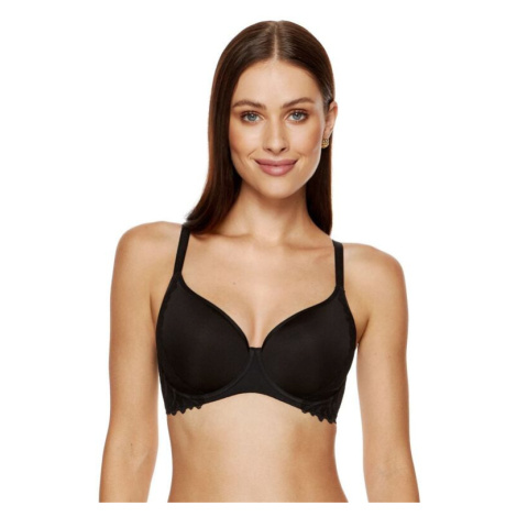 Vyztužená podprsenka spacer Eclipse hladká černá Gorteks