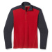 Smartwool M CLASSIC THERMAL MERINO BL 1/4 ZB Pánské triko, červená, velikost