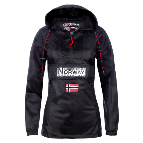 Dámská outdoorová bunda nepromokavá - Geographical Norway Downcity Barva: Černá