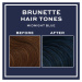 Revolution Haircare Tones For Brunettes tónovací balzám pro hnědé odstíny vlasů odstín Midnight 