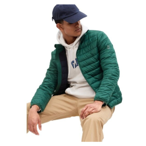 GAP LIGHTWEIGHT LOGO Pánská zimní bunda, zelená, velikost