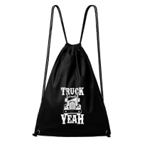 DOBRÝ TRIKO Bavlněný batoh s potiskem Truck yeah Barva: Černá