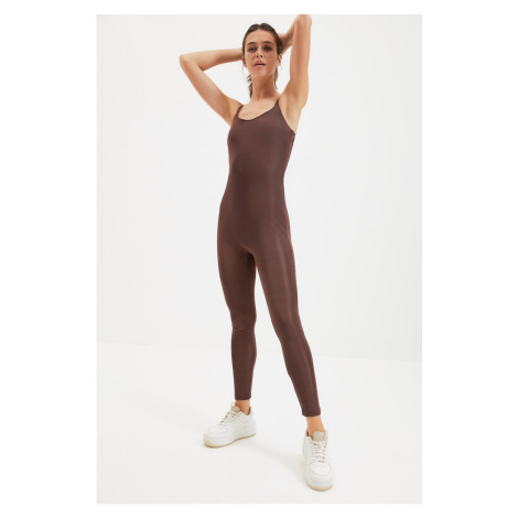 Trendyol Jumpsuit - Brown - Slim fit