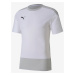 Šedo-bílé pánské tričko Puma