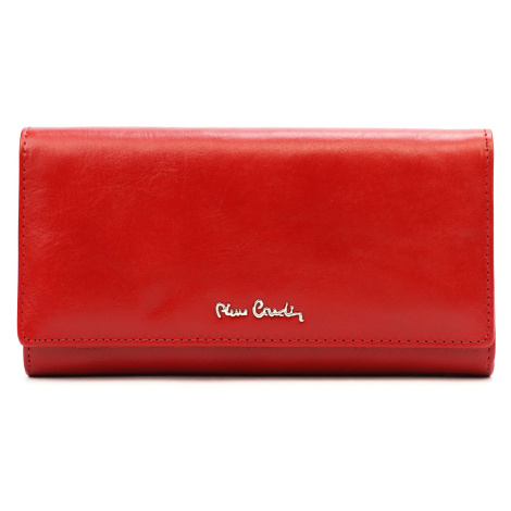 Dámská kožená peněženka Pierre Cardin 06 ITALY 121 červená