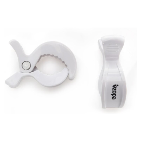 Zopa Multifunctional Stroller Clamps multifunkční klip White 2 ks