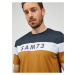 Šedo-hnědé pánské tričko SAM 73 Kavix