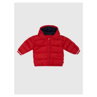 Červená dětská prošívaná zimní bunda GAP
