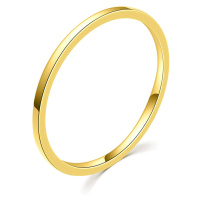 MOISS Minimalistický pozlacený prsten R0001984 45 mm