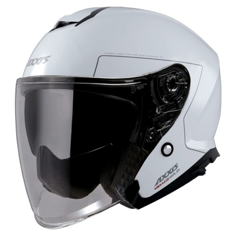 AXXIS Otevřená helma AXXIS MIRAGE SV ABS solid bílá lesklá S