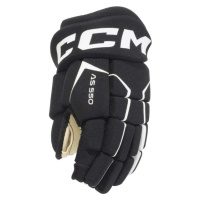 CCM TACKS AS 550 YT Dětské hokejové rukavice, černá, velikost