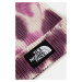 Čepice The North Face Tie Dye Logo Box Beanie fialová barva, z tenké pleteniny, NF0A7WJI9EI1