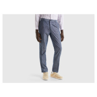 Benetton, Slim Fit Chambray Chinos