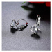 Sisi Jewelry Náušnice Swarovski Elements Megan E1888-KSE00044(1) Bílá/čirá