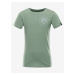 Světle zelené dětské tričko ALPINE PRO Oboto