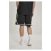 Pánské šortky // Urban Classics Premium Stripes Mesh Shorts black