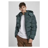 Bunda s kapucí Puffer Jacket bottlegreen