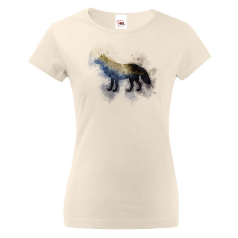 Dámské tričko Vlk - tričko pro milovníky zvířat BezvaTriko