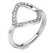 Hot Diamonds Elegantní stříbrný prsten s briliantem a topazy Behold DR221