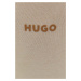Bavlněné tepláky HUGO béžová barva, 50489617