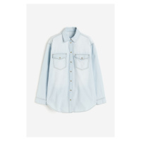 H & M - Džínová košile - modrá