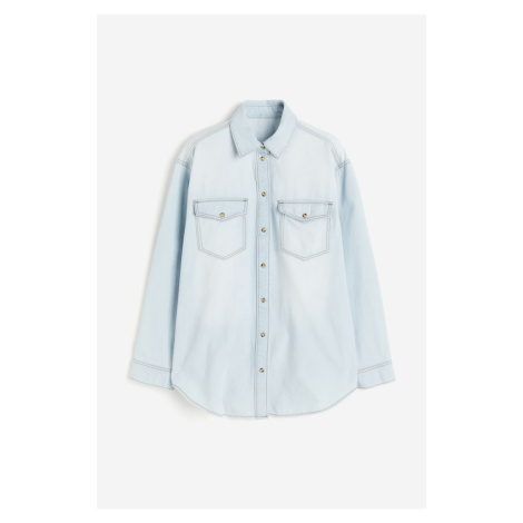 H & M - Džínová košile - modrá H&M