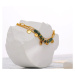 GRACE Jewellery Trojitý ocelový náramek Daria, chirurgická ocel BN-10-772A Zlatá 17 cm + 5 cm (p