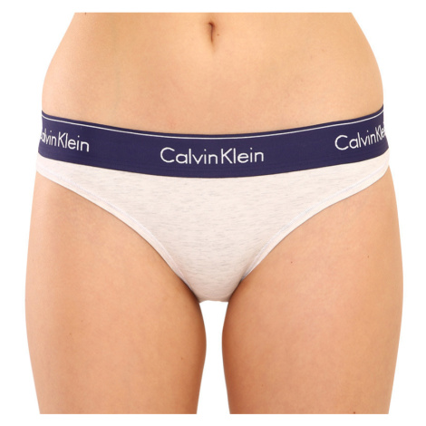 Dámské kalhotky Calvin Klein šedé (F3787E-PHH)