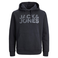 Jack&Jones Pánská mikina JJECORP Regular Fit 12152840 Black/Large Prin